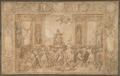 Study for The Allegory of Spring by Federico Zuccaro