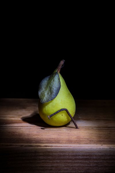 Nailed Green Pear by Felice Angelino