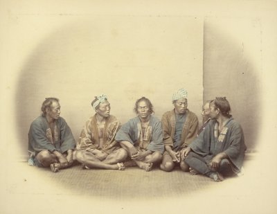 A Group of Japanese Indentured Workers by Felice Beato