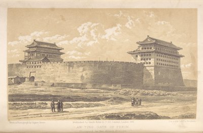 Anting Gate of Peking Occupied by the Allied Forces by Felice Beato