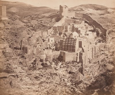 Convent of Mar Saba by Felice Beato