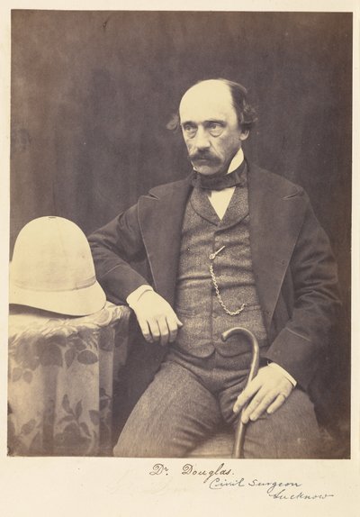 Dr. Douglas, Civil Surgeon, Lucknow by Felice Beato