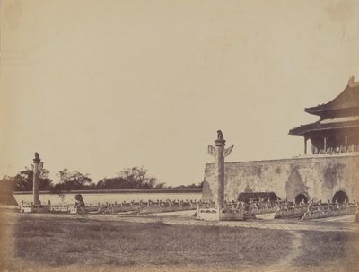 Entrance to the Winter Palace, Pekin, October 29, 1860 by Felice Beato