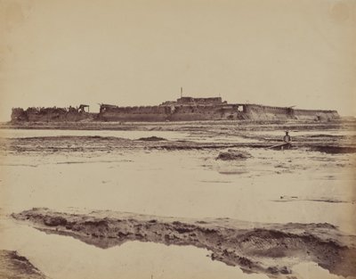 Exterior of North Taku Fort on Peiho River, Showing the English and French Entrance, Aug 21, 1860 by Felice Beato