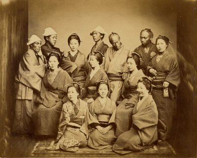 Japanese Family by Felice Beato
