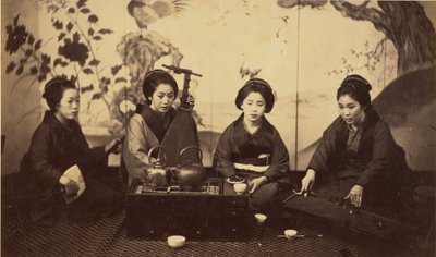 Japanese Musical Party by Felice Beato