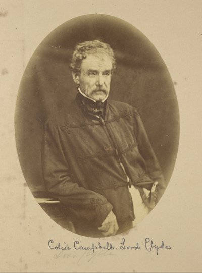 Portrait of Sir Colin Campbell Lord Clyde, Commander-in-Chief in India by Felice Beato
