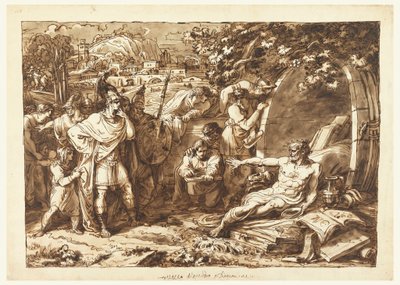 Alexander the Great and Diogenes, 1820–22 by Felice Giani