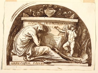 Sepulchral Monument for Leonida Spada, 1815 by Felice Giani