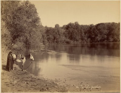 Course of the Jordan by Félix Bonfils
