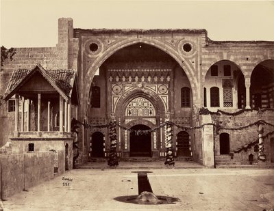 Interior of a House (Damascus) by Félix Bonfils