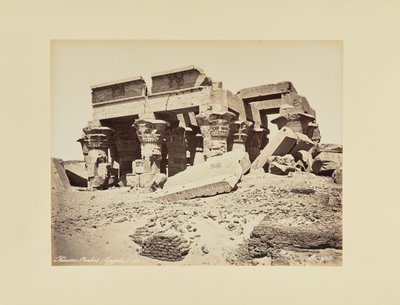 Koum-Ombos (Egypt) by Félix Bonfils