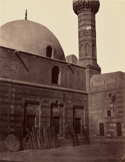Es-Sahgir Mosque, in the suburb of Meydan - Damascus by Félix Bonfils