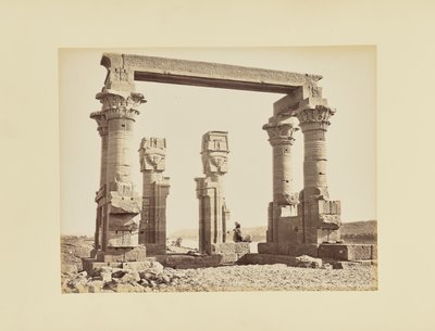 Nubia. Temple of Kerdasêh, Egypt by Félix Bonfils