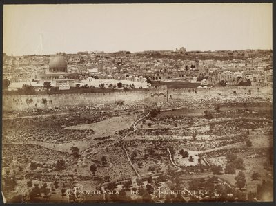Panorama of Jerusalem by Félix Bonfils