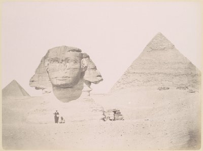 Pyramids and the Sphinx by Félix Bonfils