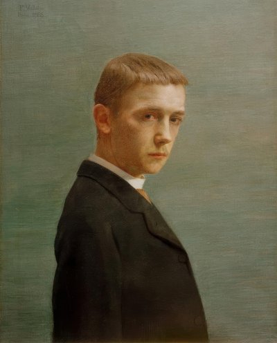 Self-Portrait at the Age of Twenty by Felix Edouard Vallotton