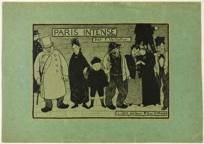 Cover for Paris Intense by Felix Edouard Vallotton