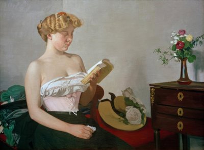 The Reading by Felix Edouard Vallotton