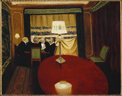 The Poker by Felix Edouard Vallotton