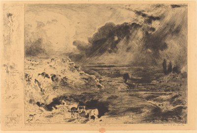 The Storm by Felix Hilaire Buhot