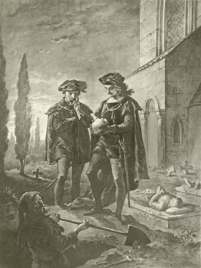 Hamlet. Act V, Scene I by Felix Octavius Carr Darley