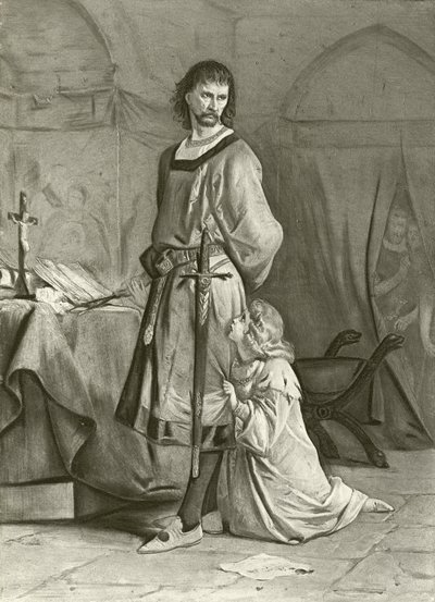 King John. Act IV, Scene I by Felix Octavius Carr Darley