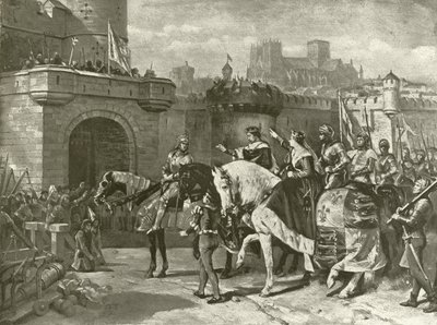 Third Part of Henry VI. Act II, Scene II (engraving) by Felix Octavius Carr Darley