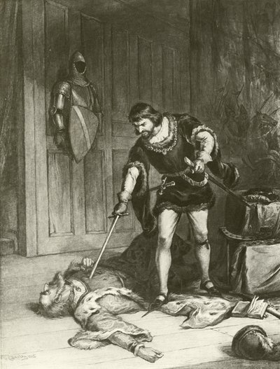 Third Part of Henry VI. Act V-Scene VI by Felix Octavius Carr Darley