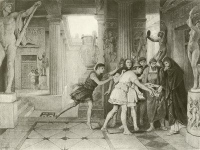 Timon of Athens. Act III, Scene IV by Felix Octavius Carr Darley