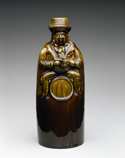 Toby Barrel Flask or Bottle by Fenton and Co. Lyman
