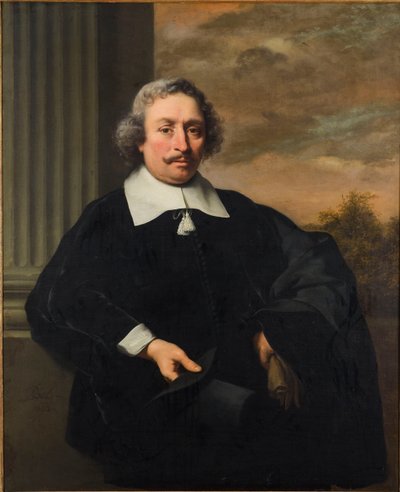 Portrait of a Man Holding a Hat by Ferdinand Bol