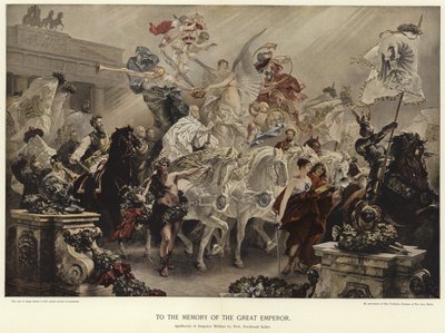 To the Memory of the Great Emperor by Ferdinand Keller