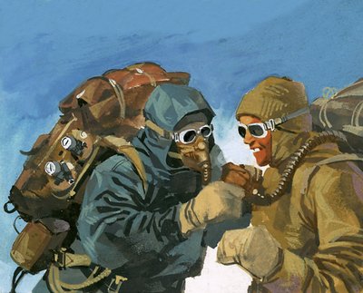 Hillary and Tensing Prepare to Assault the Final Ridge by Ferdinando Tacconi