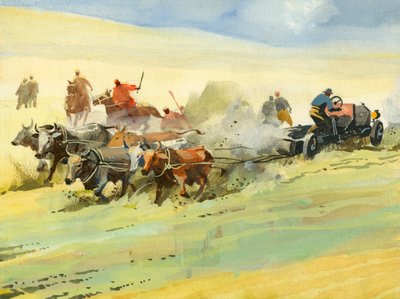 Ten thousand mile motor race by Ferdinando Tacconi