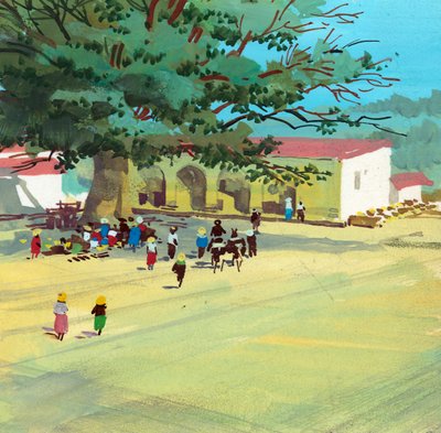 Tschiffely arriving in La Banda by Ferdinando Tacconi