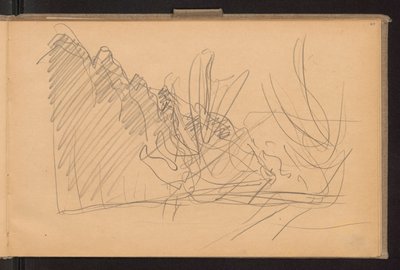 Trees in the Garden, Sketch by Ferdynand Ruszczyc