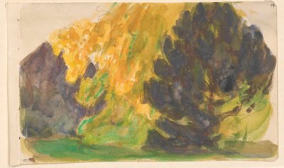 Park in Autumn by Ferdynand Ruszczyc