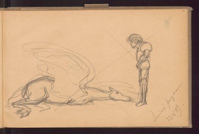 Death of Pegasus by Ferdynand Ruszczyc