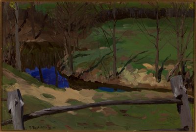 Landscape Study in Bohdanów by Ferdynand Ruszczyc