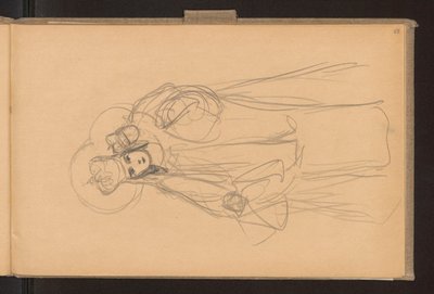 Sketch of the Virgin Mary by Ferdynand Ruszczyc