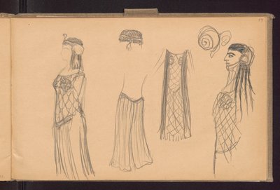 Costume Sketch of Salome by Ferdynand Ruszczyc