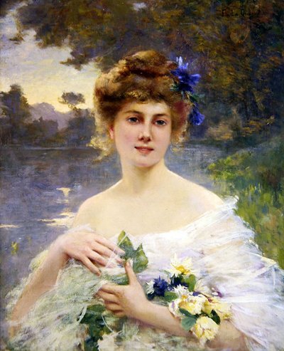 Portrait of a Girl by Fernand Le Quesne