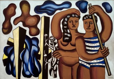 Adam and Eve (Study) by Fernand Leger