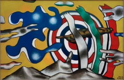 The Airplane in the Sky by Fernand Leger