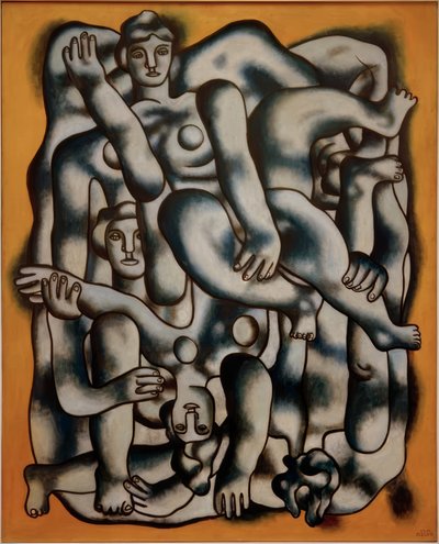 The Acrobats in Gray by Fernand Leger