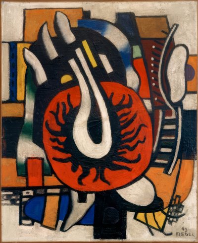 The Red Disc by Fernand Leger