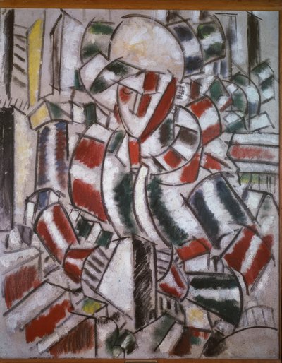 Woman in Red and Green by Fernand Leger