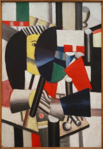 Woman with Mirror by Fernand Leger