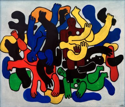 Black Diver by Fernand Leger